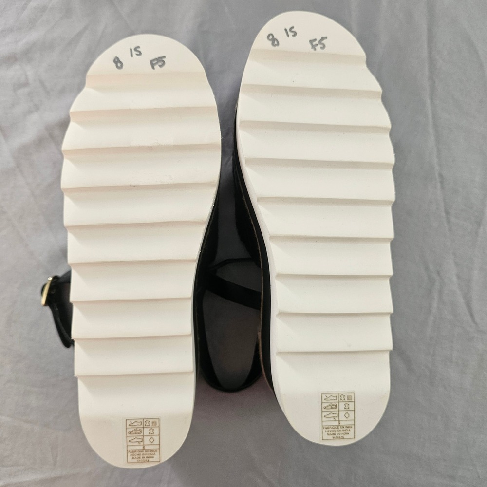 Free People Size 8 Black Morning in Mykonos Espadrille Platform Shoe NWOT NWOB - Picture 11 of 16